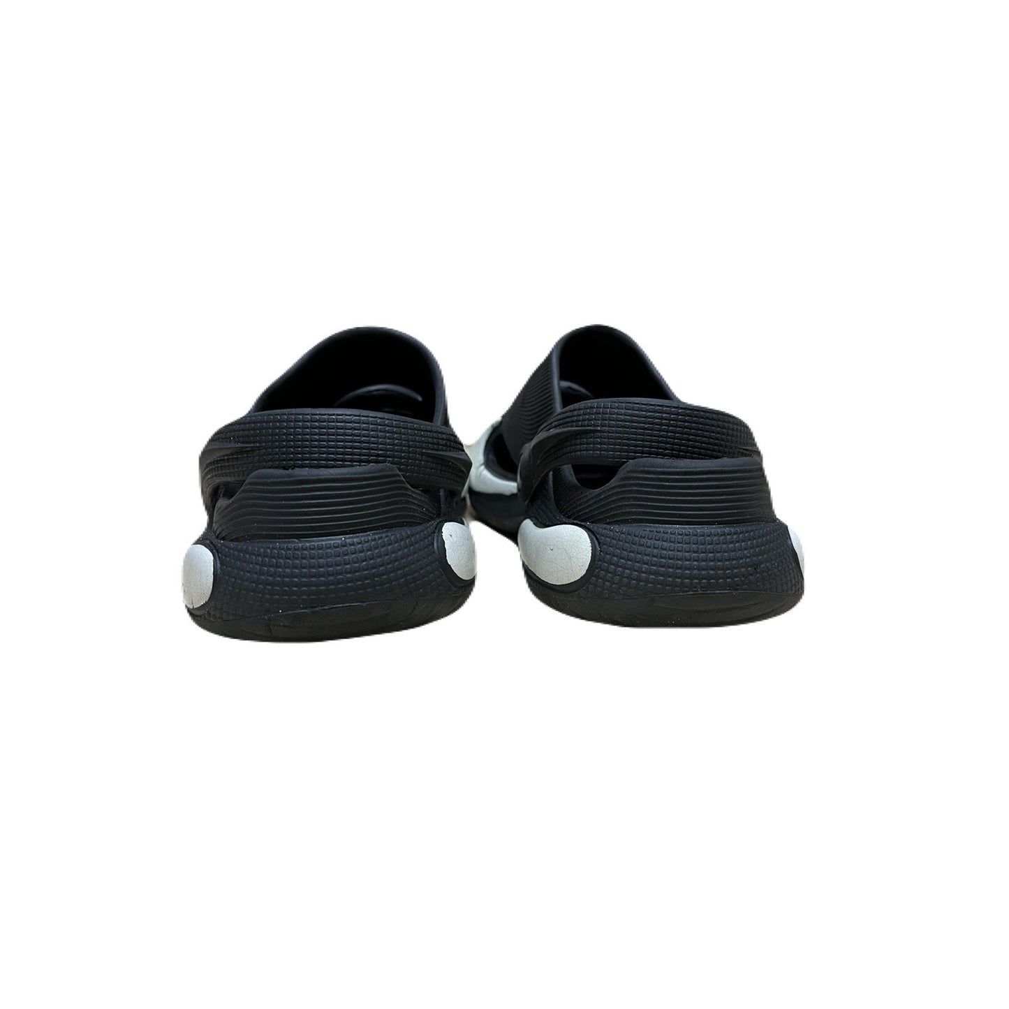 Men’s Black & White Slides Size 8.5