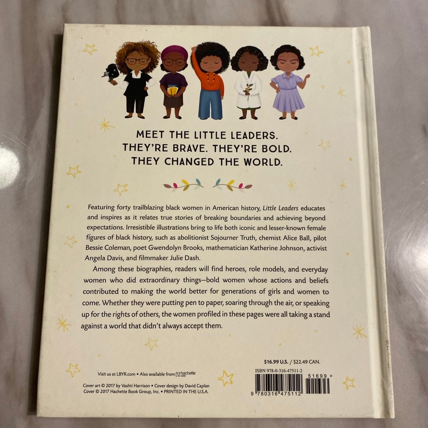Little Leaders: Bold Women in Black History by Vashti Harrison hardcover book
