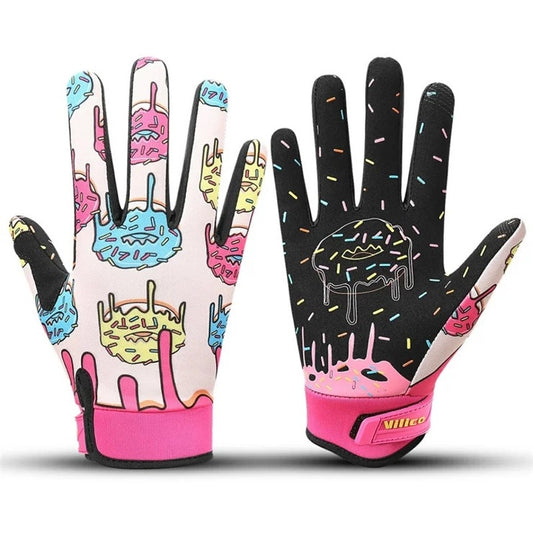 VILICO A0145 Donuts Cycling Gloves Full Finger Anti Slip Sports Gloves - Adult XL