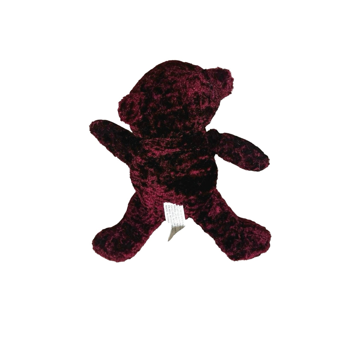 Burgundy 7 inch teddy bear