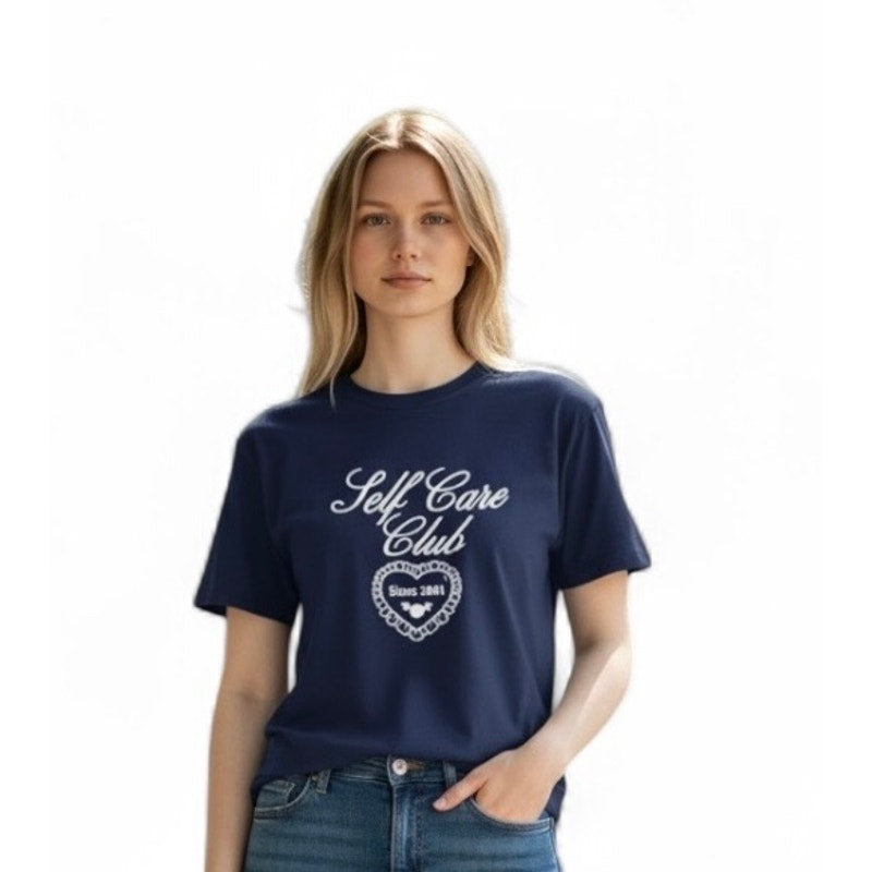 Wild Fable Women’s Sleepwear Self Care Club Navy Size Large