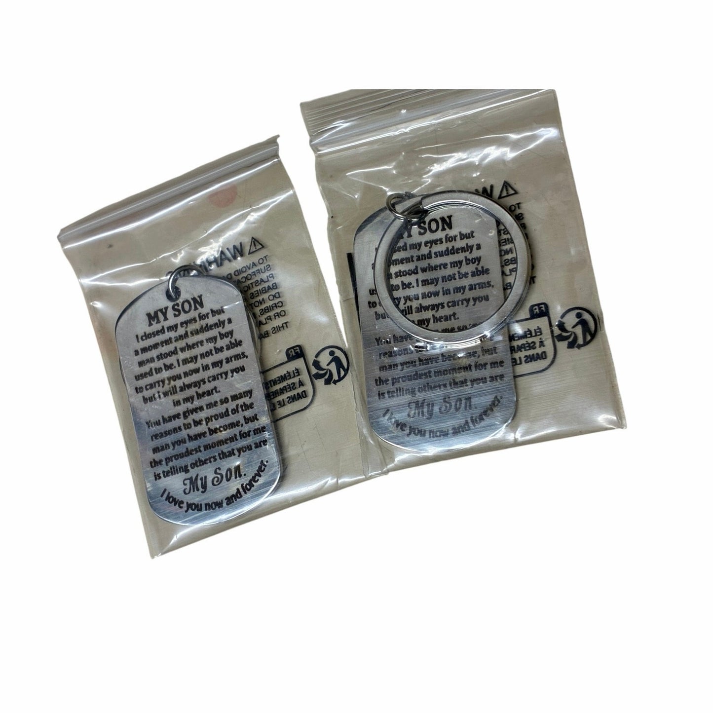 A Set of 2 Pack Elegant Stainless Steel