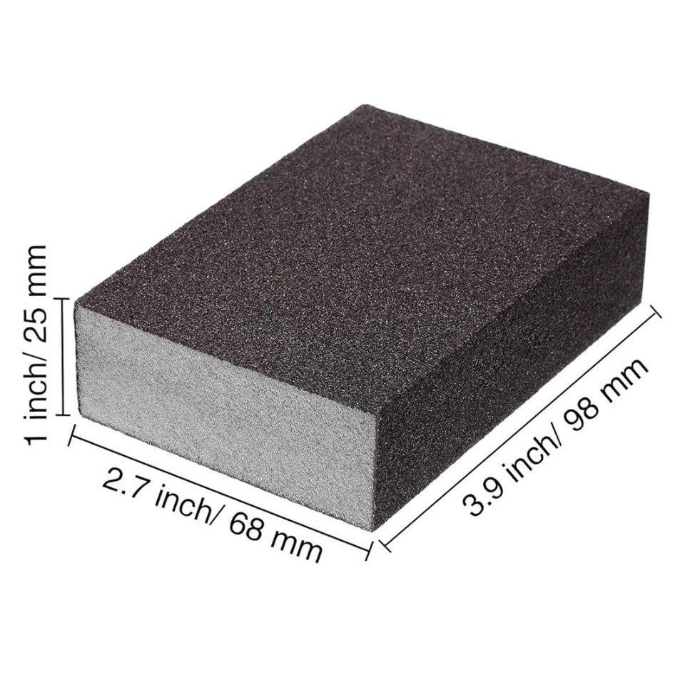 Sanding Sponge, Sanding Blocks, Washable and Reusable Sand Sponge Kit, 8 Pieces