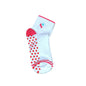 A Pair Of Cherry White And Red Socks Size 4-10 Lap Joy