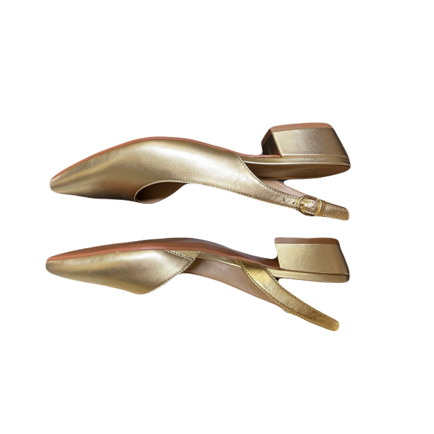Naturalizer Banks Pointed Toe Flat Women’s Flats Size Drak Gold Size 9.5