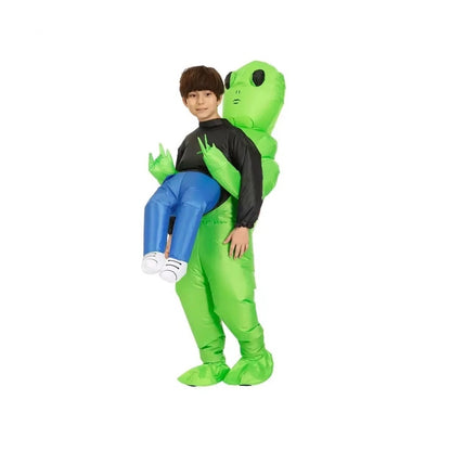 Alien Inflatable Pick Me Up Costume Adult Scary Blow Up Suit Halloween costume