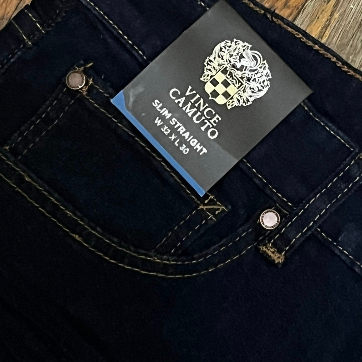 Vince Camuto Men’s Dark Blue Jean’s Size 32X30 Brand New