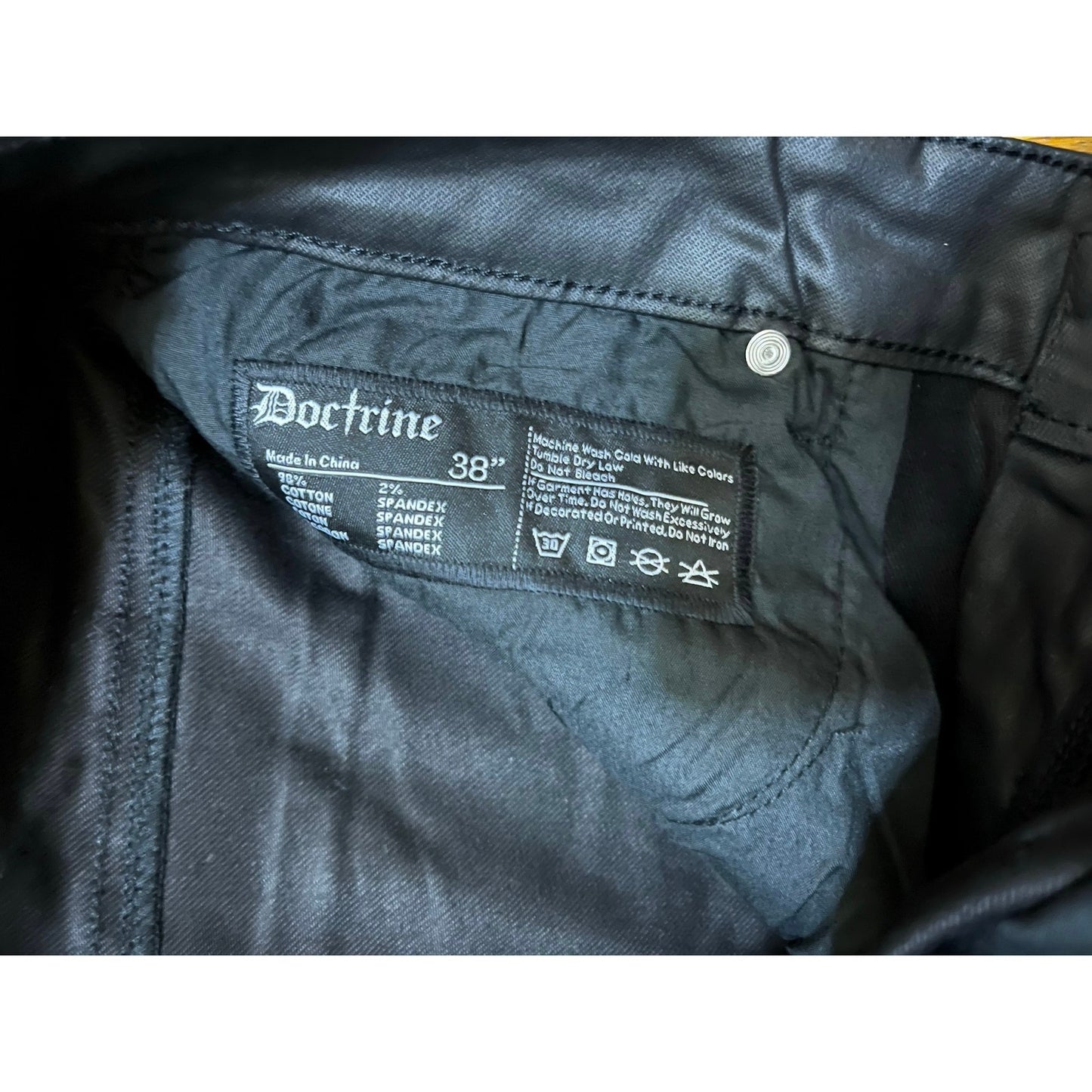 Doctrine Classic Wax Black Wax Superstack Size 38