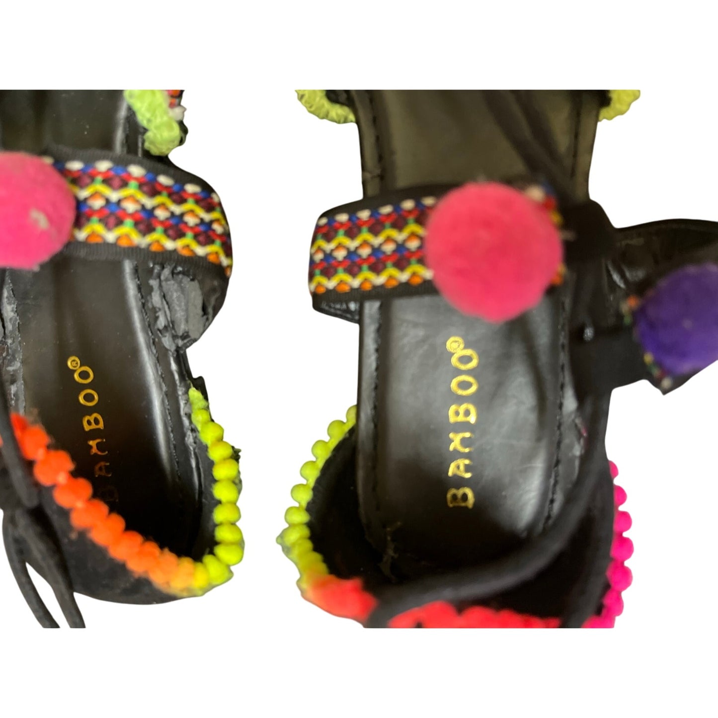 Bamboo Inspire -51 Sandal Women’s Black Size 8