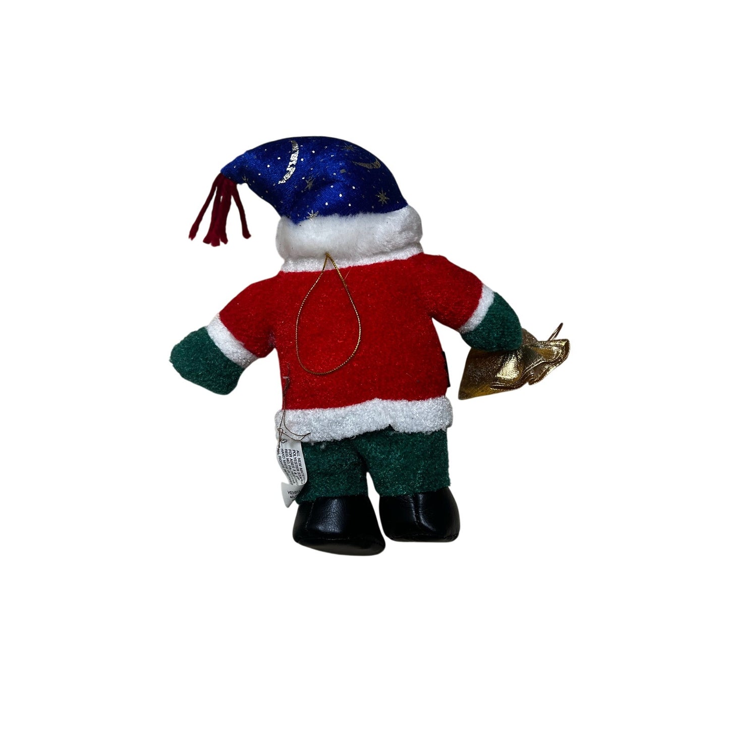 Santa Claus 8” Stuff Animals With Blue Hat