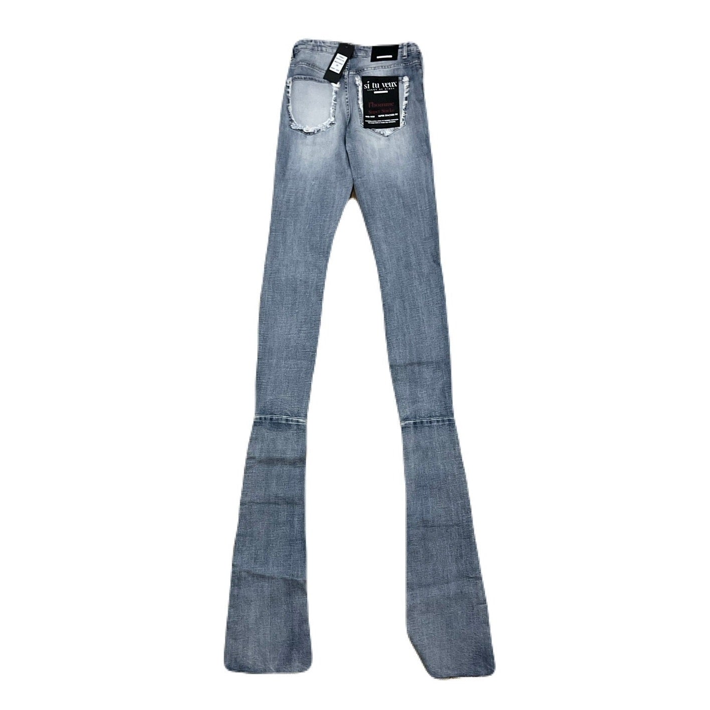 Si Tu Veux Brutini’23 Jeans Indigo Wash Mens Superstack Size 32