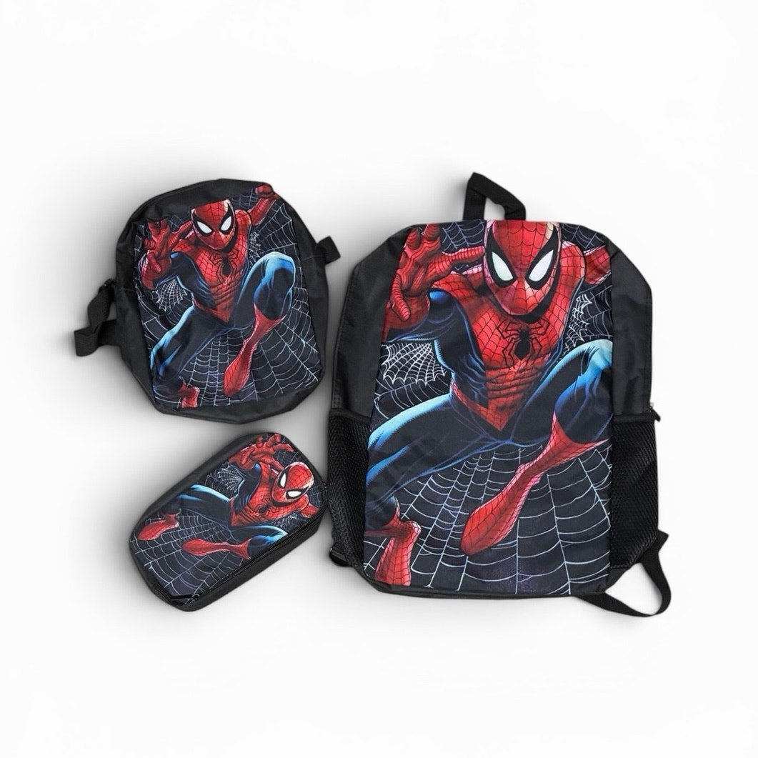 Spider-Man three piece bag set