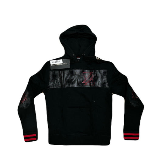 Shabazz Brothers Men’s Black & Red Hoodie Brand New Size Small