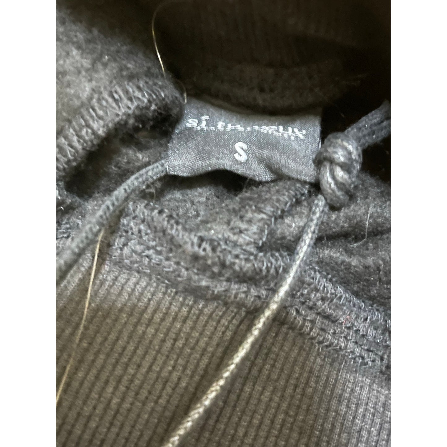 Si Tu Veux Black Men’s Superstack Sweatpants Size Small
