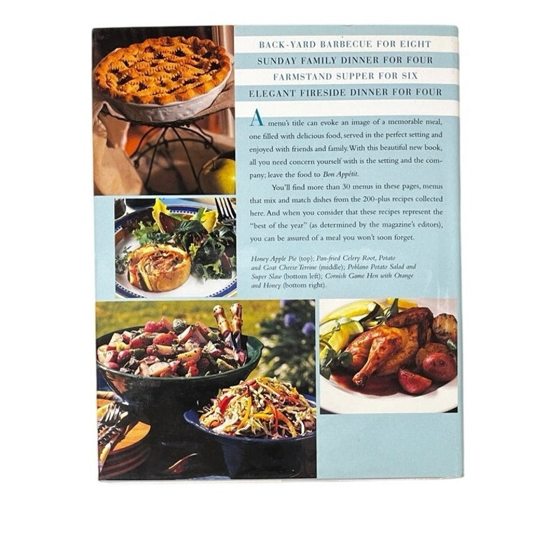 Vintage 1999, "The Flavors Of Bon Appetit 1999" Hardcover Book