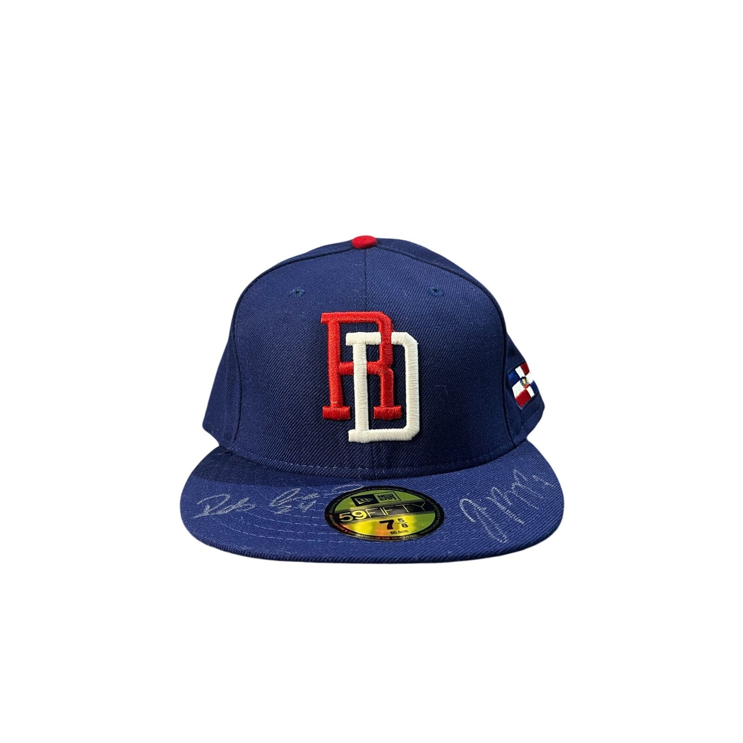 Autographed New Era Hat Size 7 5/8 Royal & Blue Sign By Robinson Canó