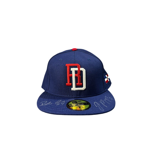 Autographed New Era Hat Size 7 5/8 Royal & Blue Sign By Robinson Canó
