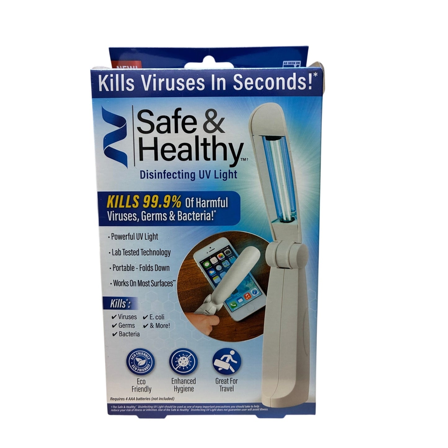 Ontel Products Safe & Healthy UV Light Wand