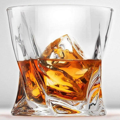 Whiskey Glass, Clean Glass Set, Dishwasher-Safe, Wine Gift, 2-Piece Set