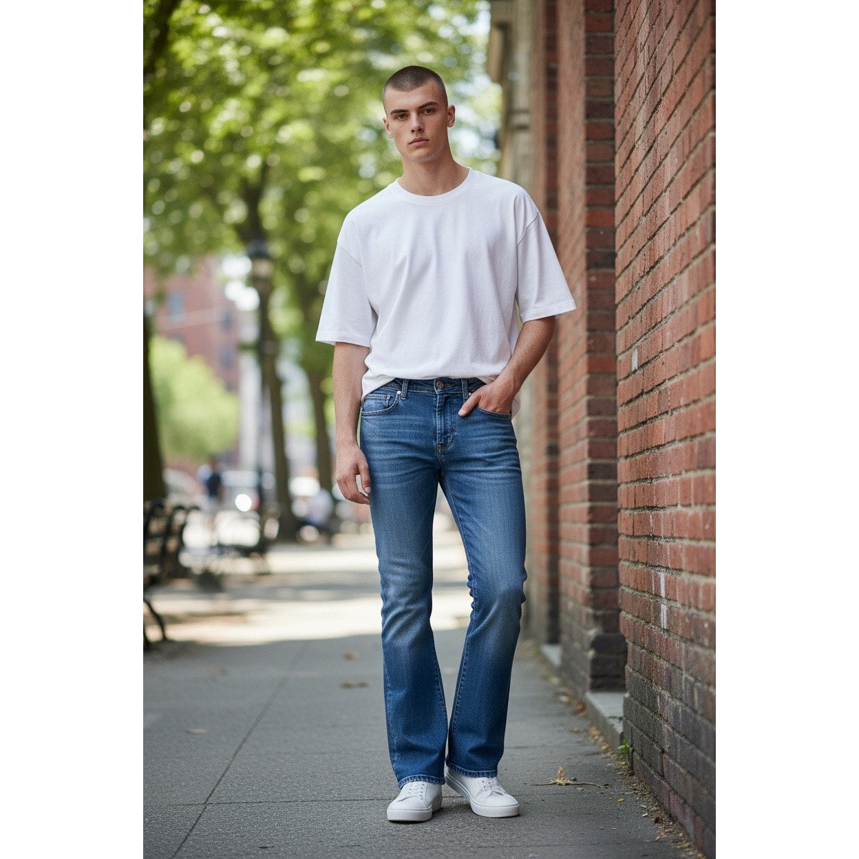 Edwin Men’s Jeans Lark Bootcut Cannon Color Size 28