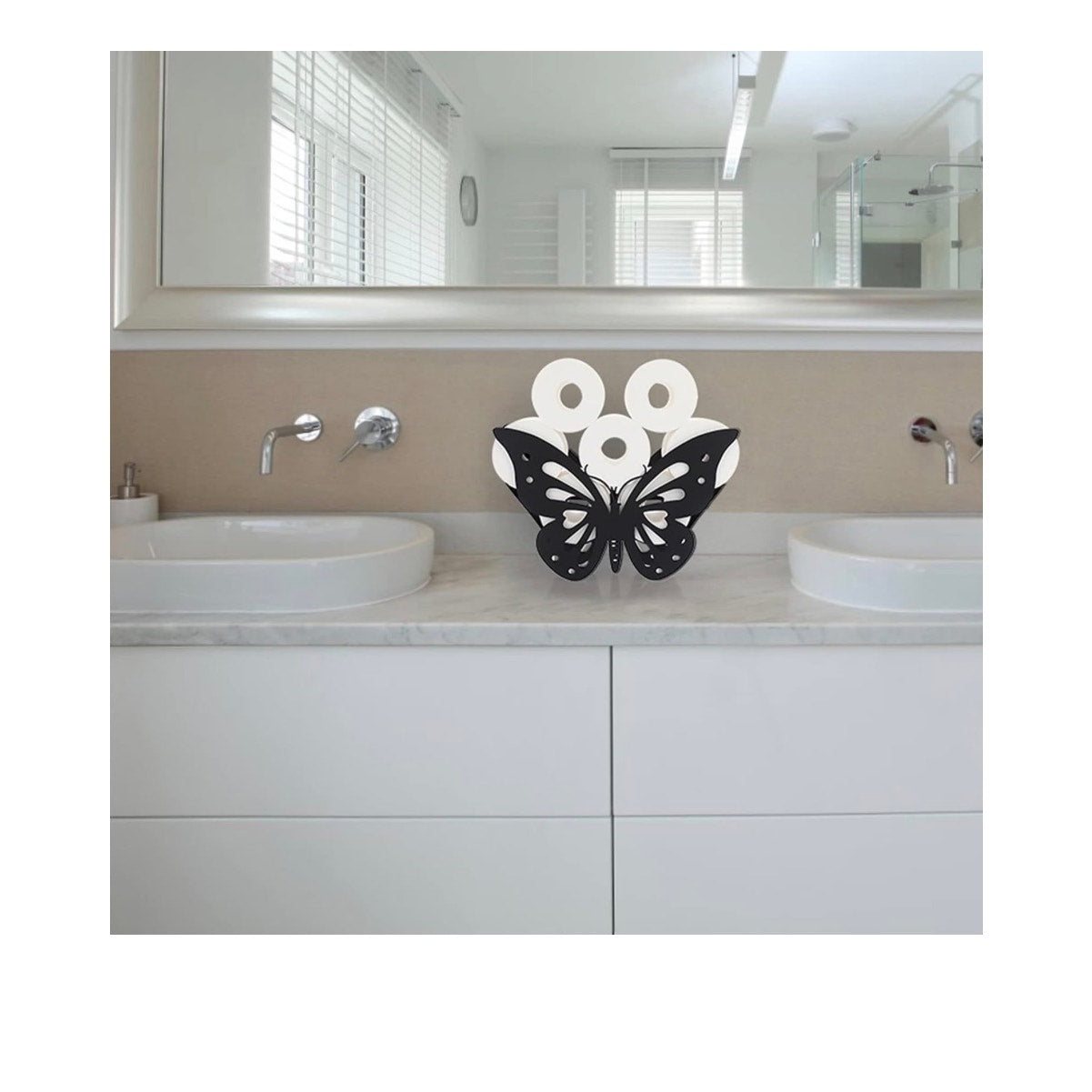 Sumnacon Toilet Paper Holder Metal Toilet Papers Storage