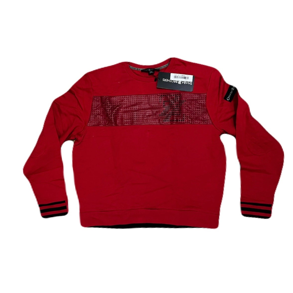 Shabazz Brothers Men’s Red CrewNeck Sweater Brand New Size 2XL