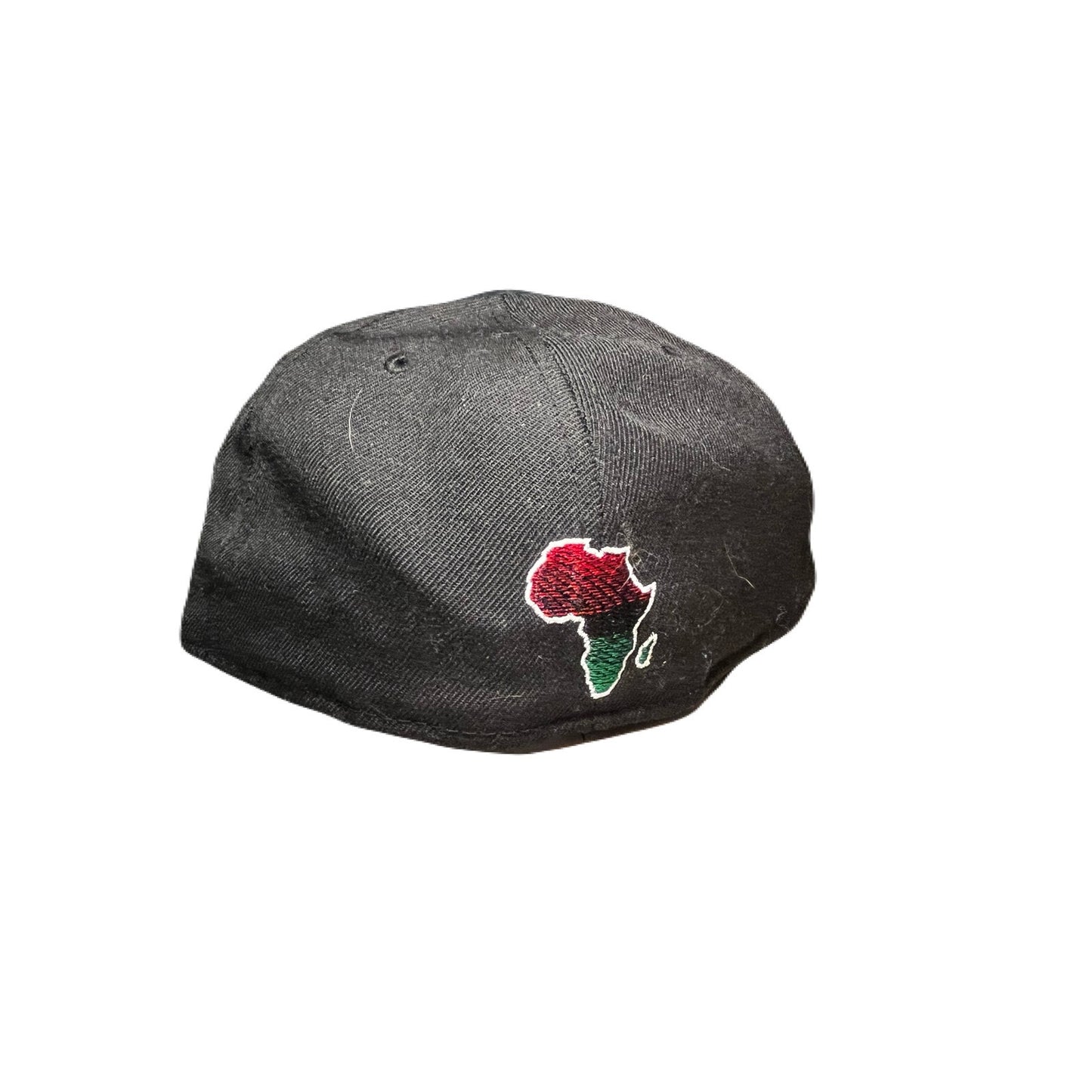 New Era Bronx Black , Green , & Red Hat Size 7 1/2