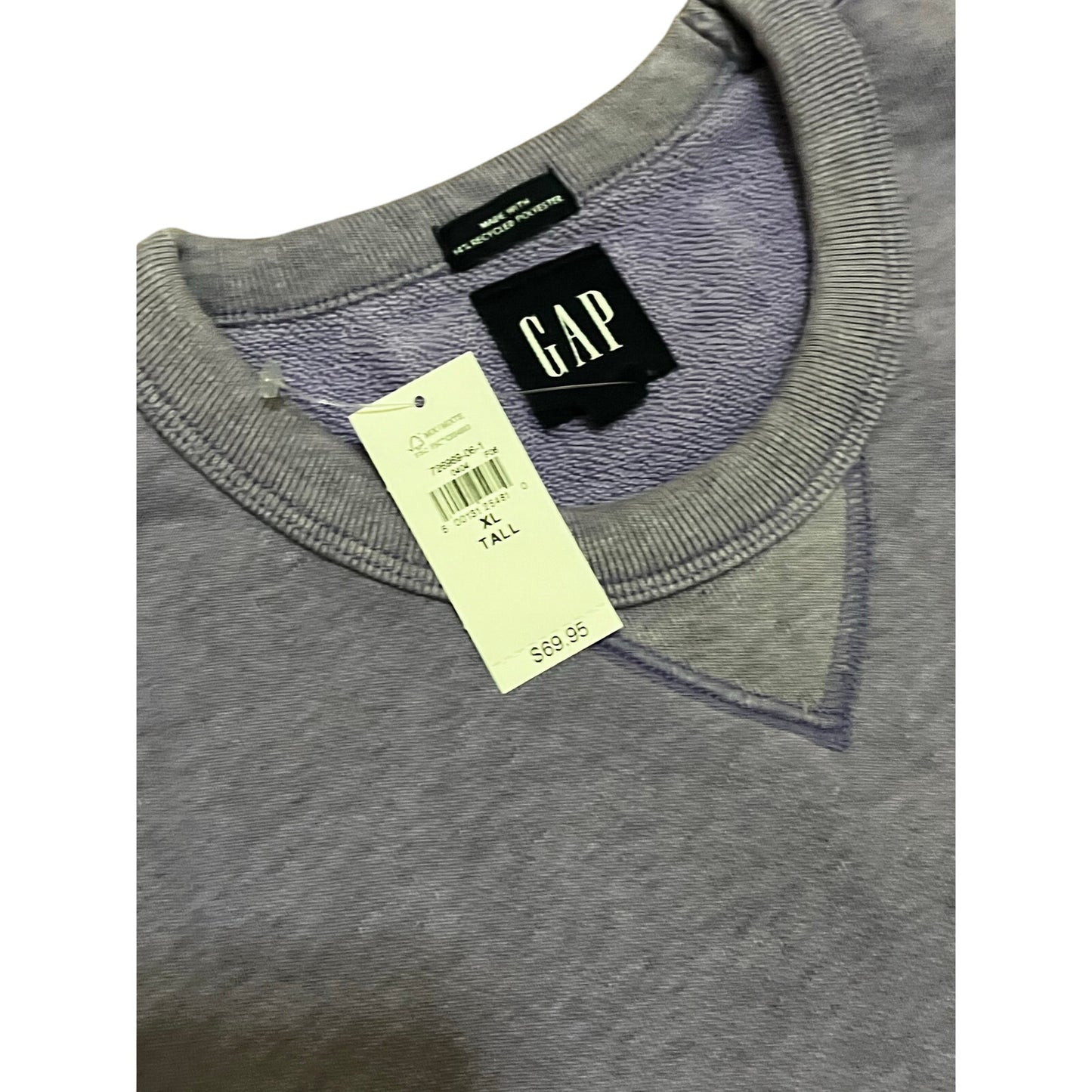 Gap Purple Men’s CrewNeck Sweater Size XL Tall