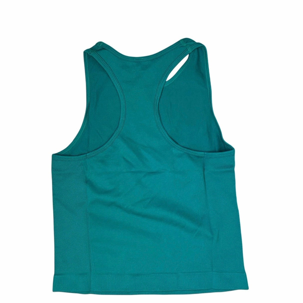 Vanquish Elevate Seamless Emerald Teal Racer Back MIDI Tank Top Size Large