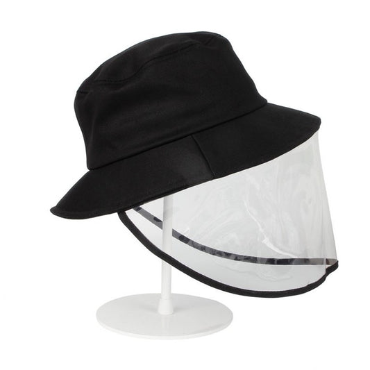 WITHMOONS Spitting Protective Hat Facial Splash proof Cover Mask GNB1267 (Black)