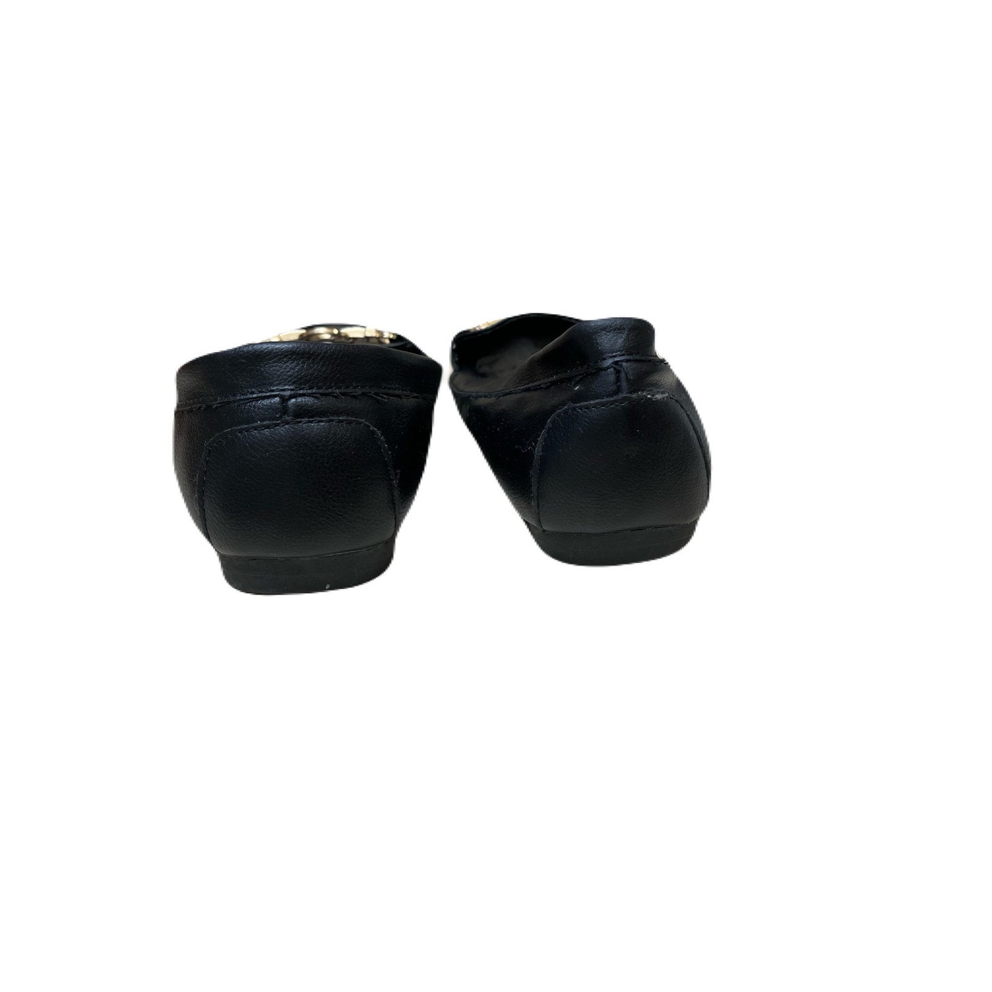 Women’s Black loafers With Gold Straps Size 7 Brand New No Box