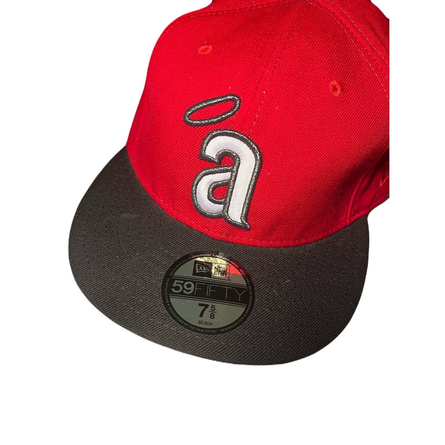 New Era Red As Hat Size 7 5/8 New