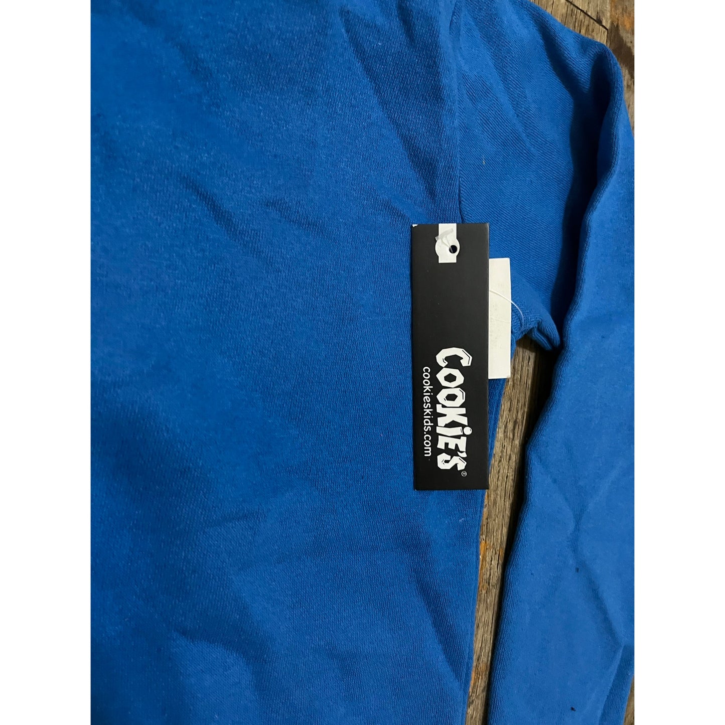 Cookies Royal Blue Kids Hoodie Size 10/12 Brand New