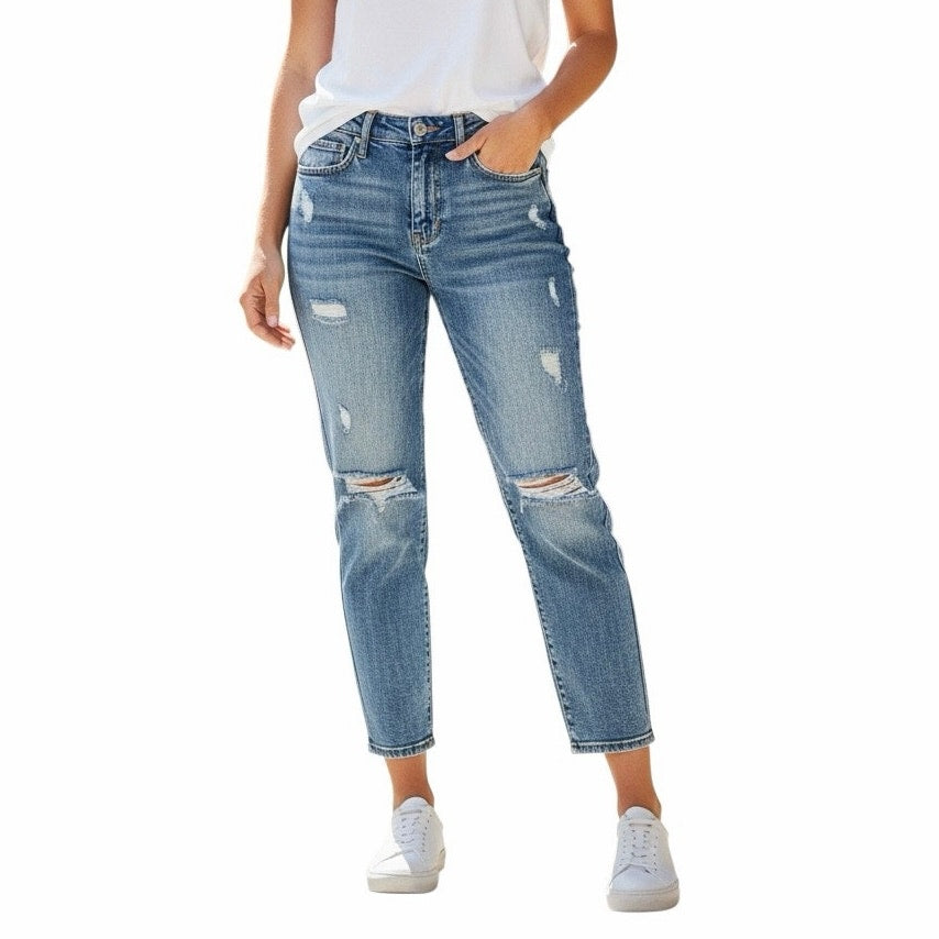 Rue 21 Premium Women’s Relaxed Crop 34/26 Blue
