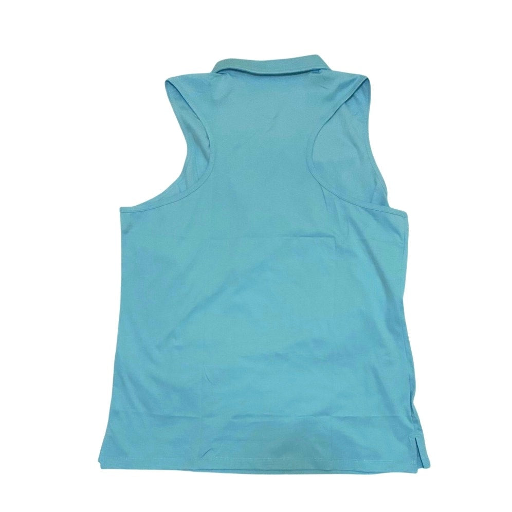 Tacvasen Women’s Sleeveless Polo Shirt Zip up Collared UPF 50 Size Large