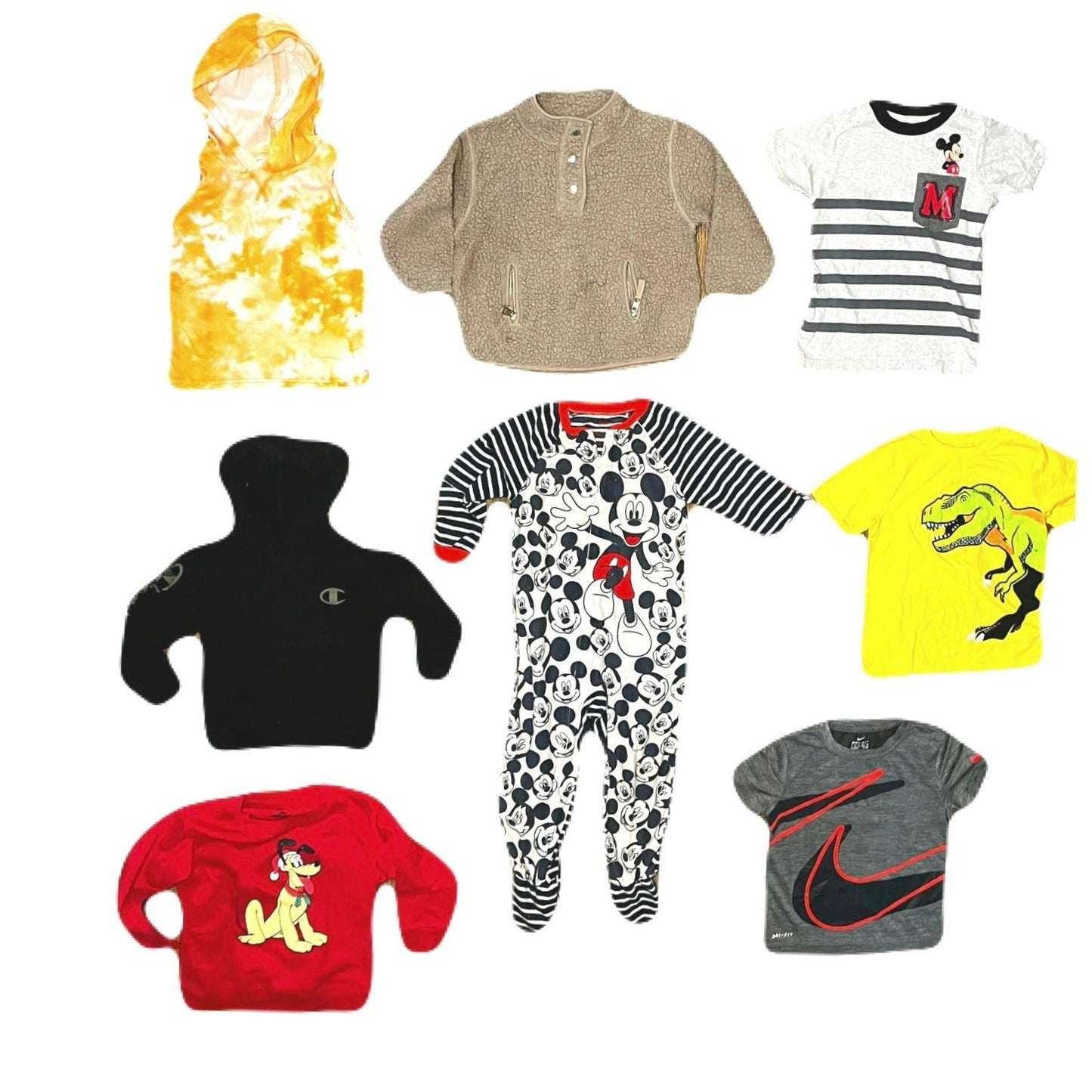A Bundle Of 8 Name Brand Kids Tops Size 4T