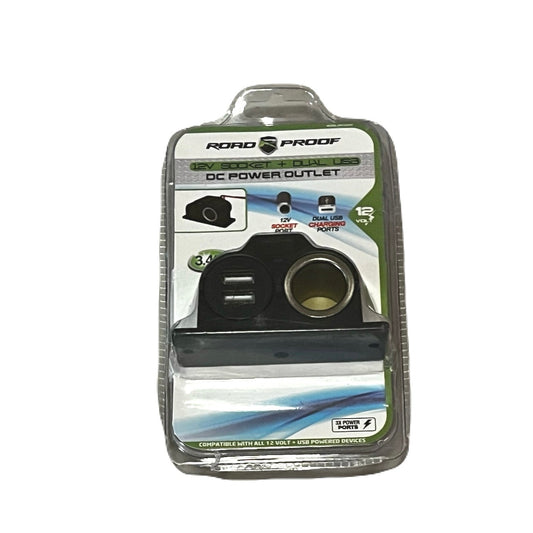 Premier 12 Volt 3.4 Amps Dual USB Charging Port