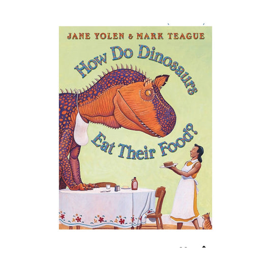 How to dinosaurs eat their food? Hardcover Book