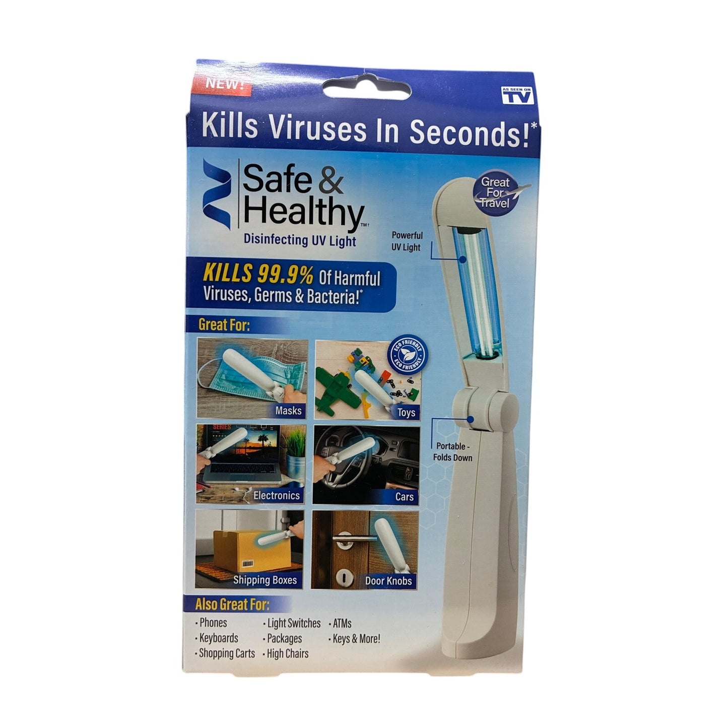 Ontel Products Safe & Healthy UV Light Wand
