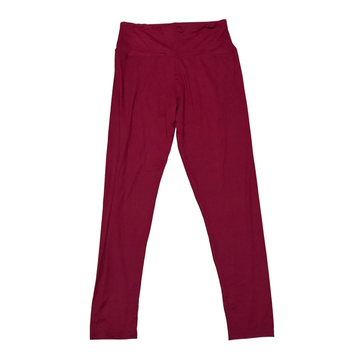Women’s Burgundy Leggings Size Large- X Large