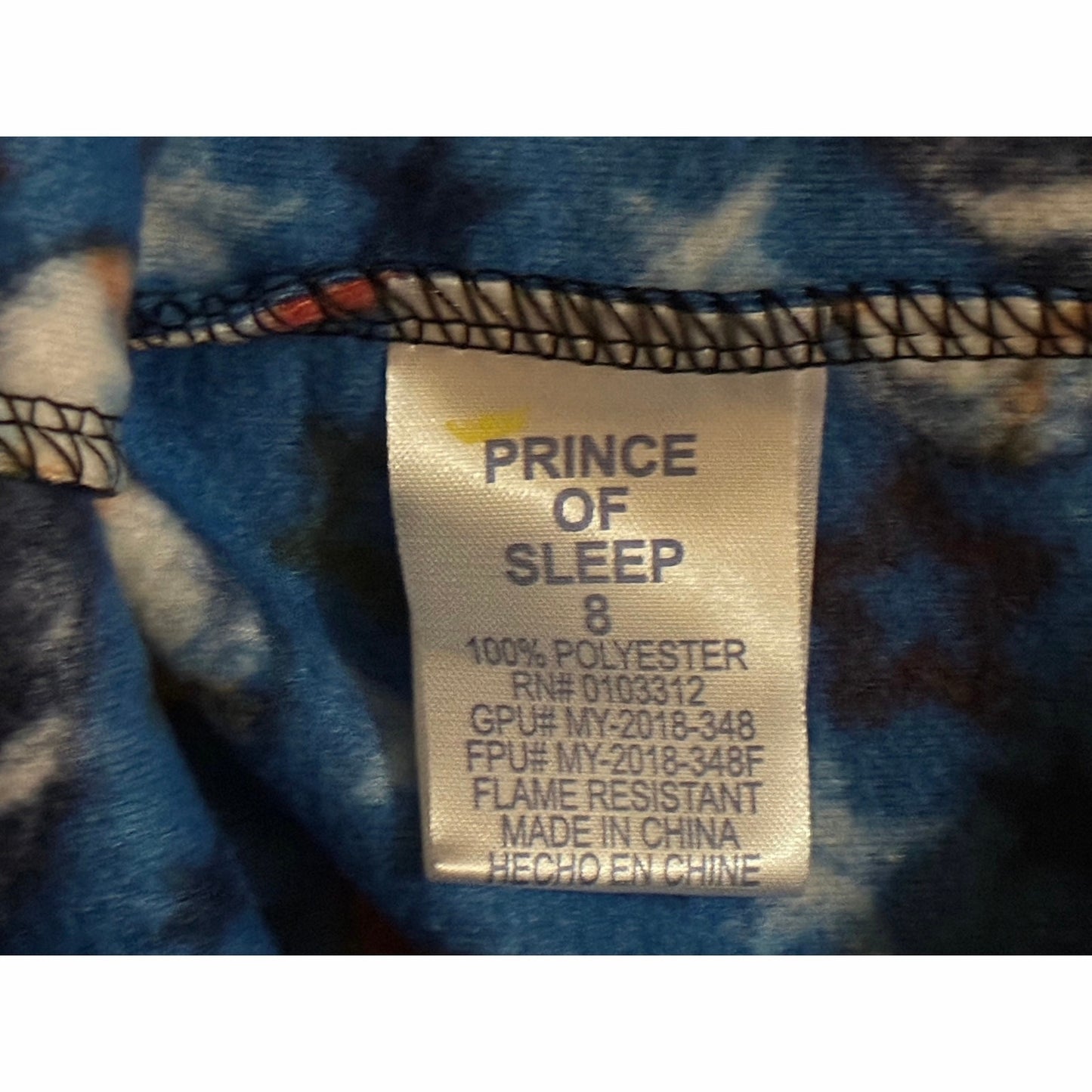 Prince of Sleep Boys' Plush Fleece Pajama Pants - Warm and Cozy Sleepwear Size 8