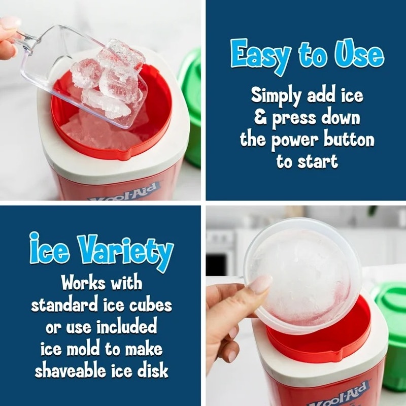 Kool-Aid Snow Cone Maker - Strawberry Red