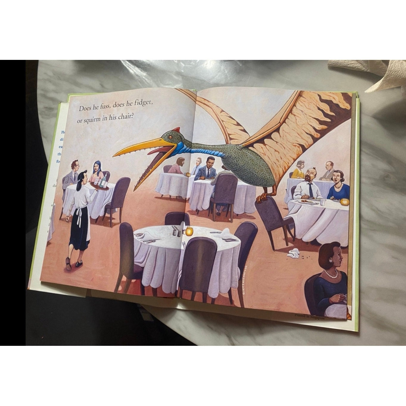 How to dinosaurs eat their food? Hardcover Book