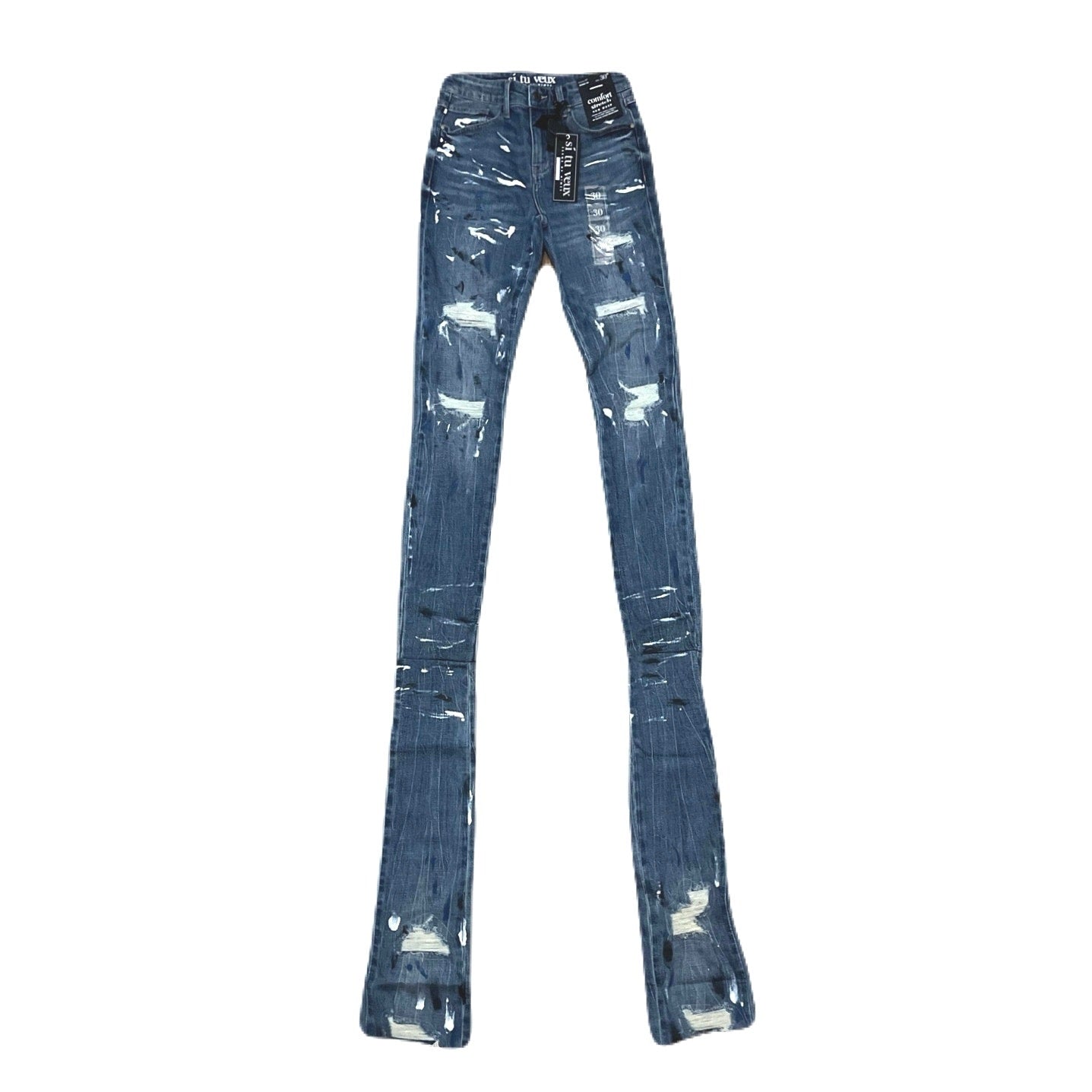 Si Tu Veux Marc Jean’s Indigo Wash Size 30 Men’s Superstack