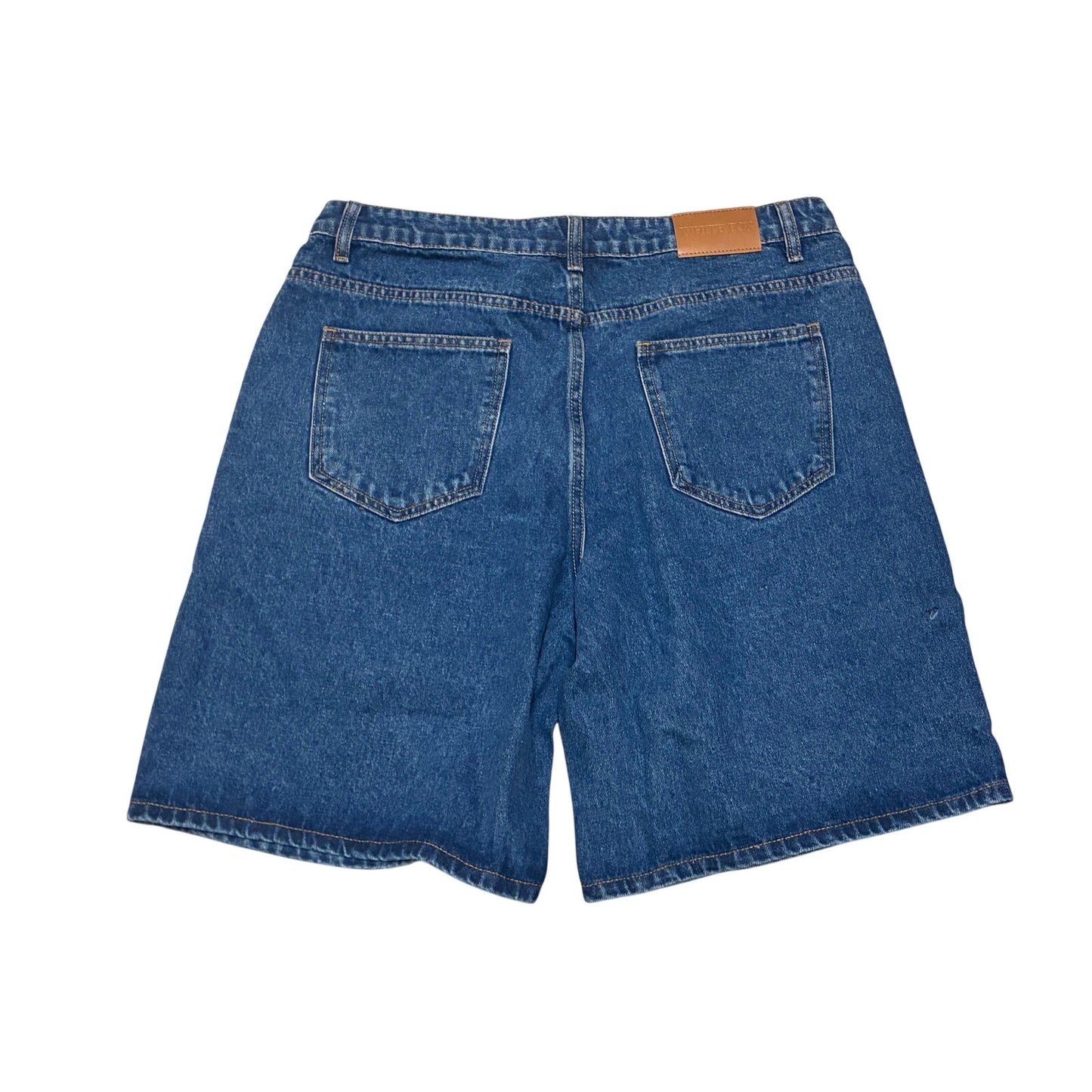 White Fox Women’s Denim Blue Shorts Size XL
