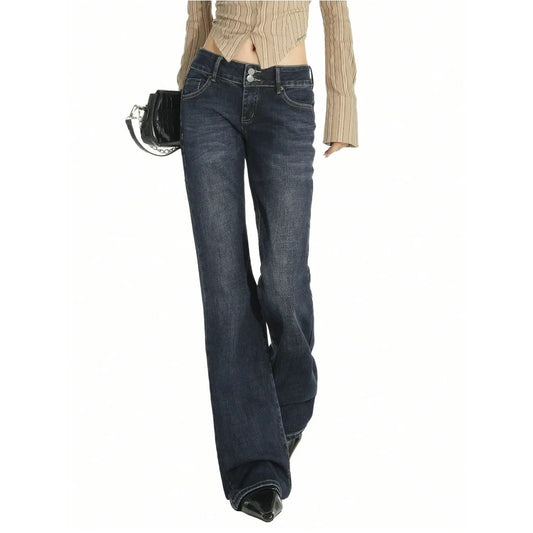 Emmiol Stretchy Denim Pants Blue Medium New Women’s