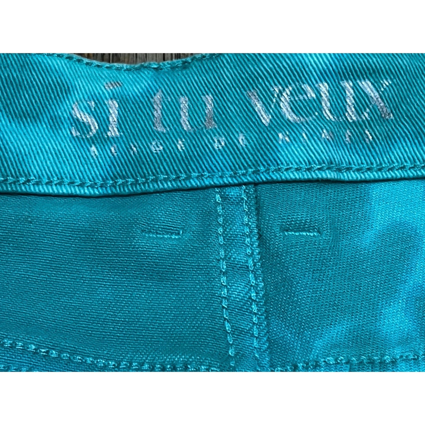Si Tu Veux Brutini Cargo Jeans Teal Size 32