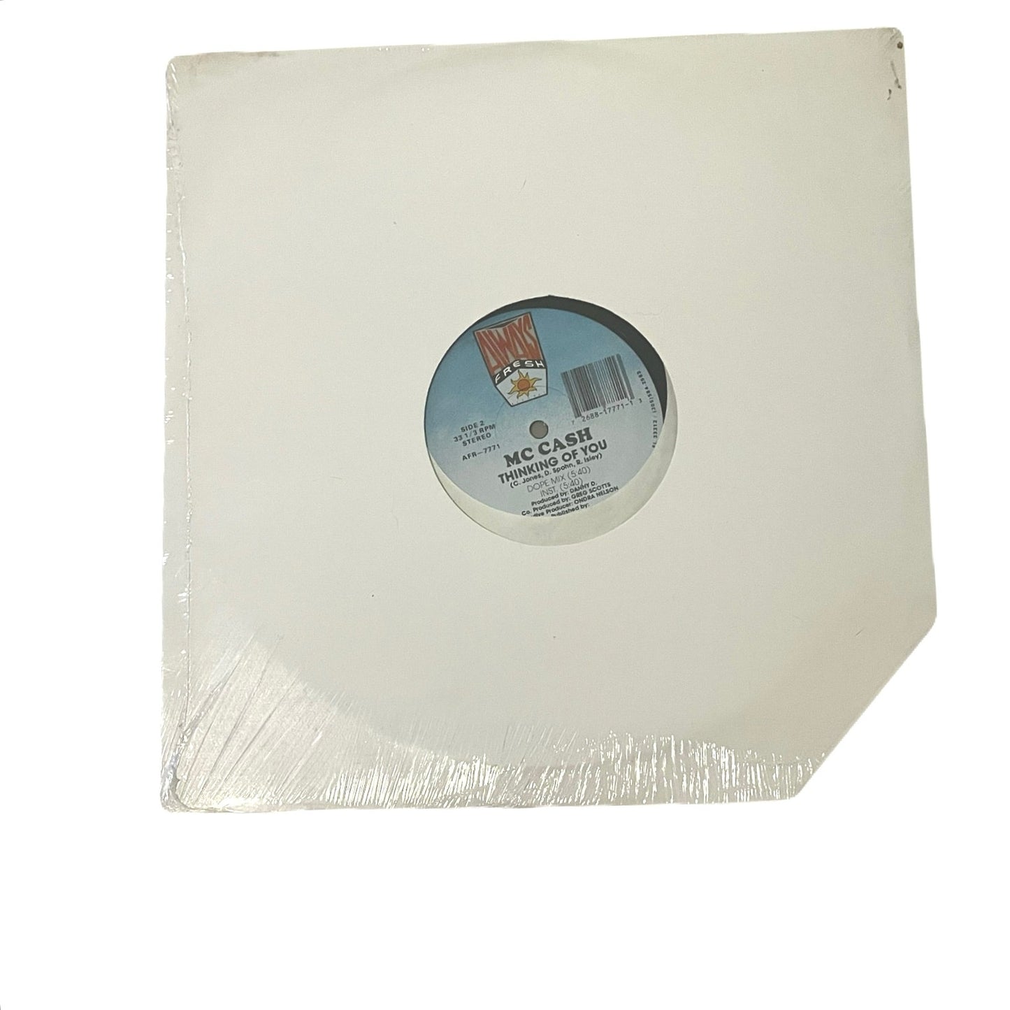 Mc Cash Thinking Of You Record