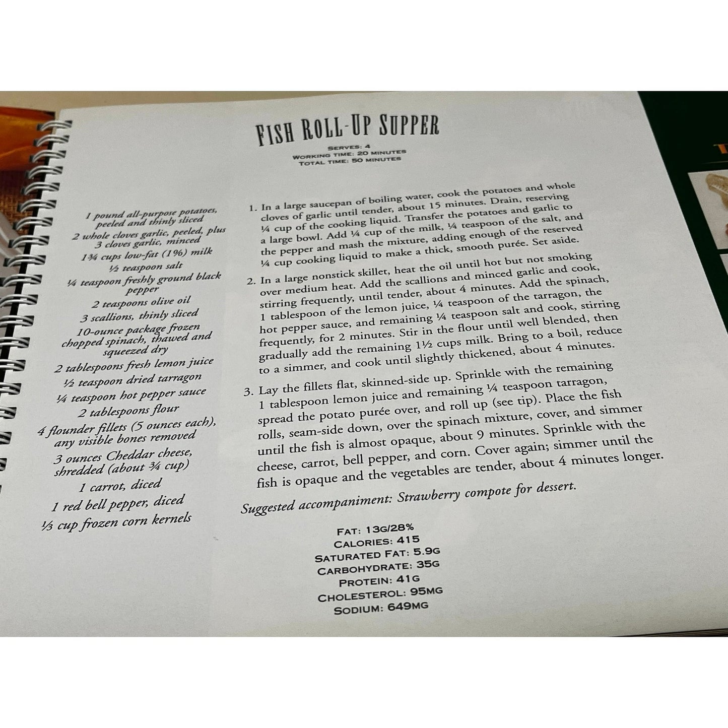 Vintage 1995 Time Life One-Pot Meals Cookbook Recipes Cooking Cook Book
