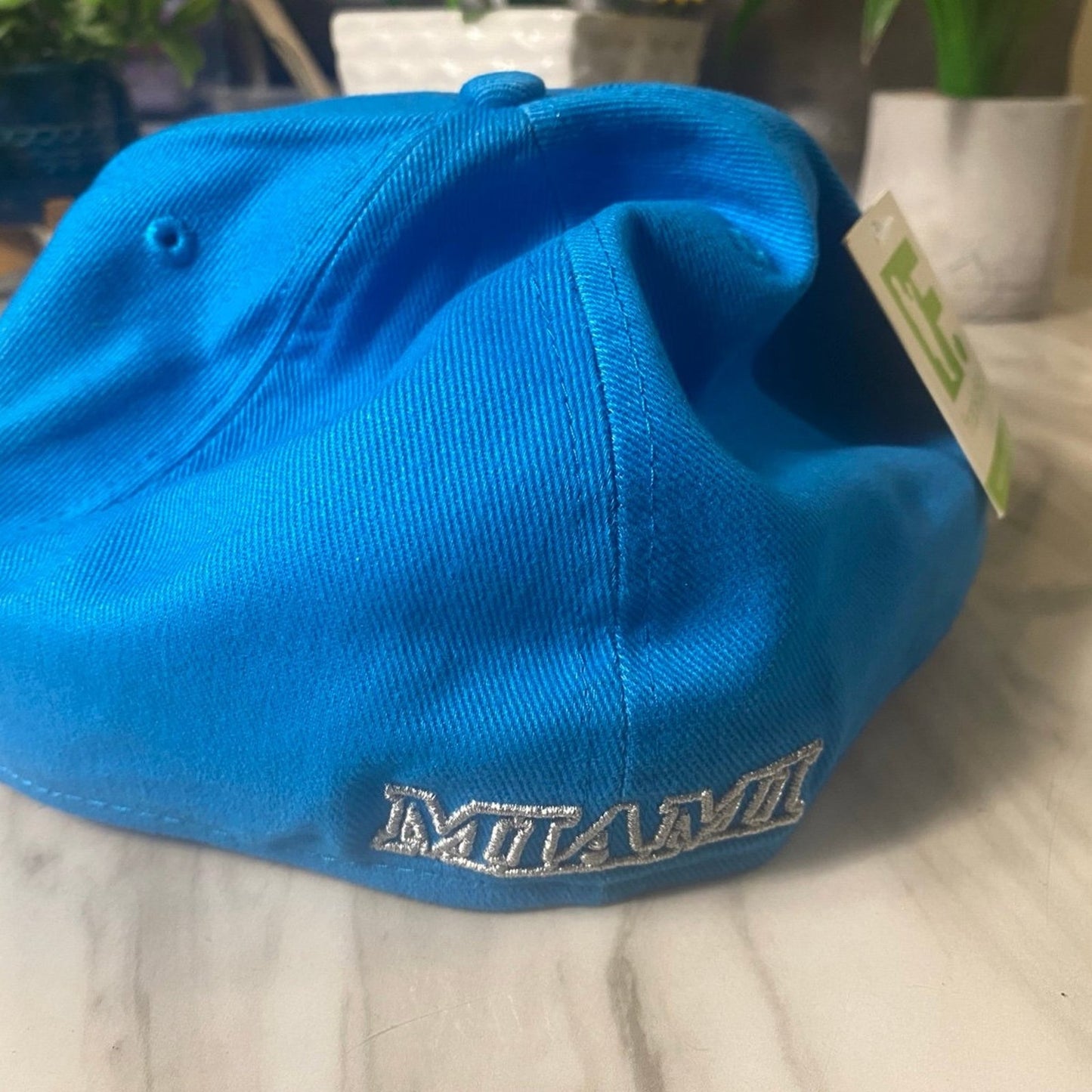 New Era Hat 7 1/2 Blue & Sliver Movers